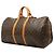 Louis Vuitton Brown Monogram Keepall Bandouliere 55 Marrone - vista 2