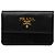 Tarjetero Prada Black Saffiano Negro