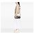 Clutch Burberry em pelo de bezerro com estampa de leopardo branco e aba com alça Fora de branco - vista 6