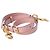 Borsa Saddle Dior Mini in pelle di vitello grana rosa - vista 13
