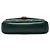Borsa Satchel College Saint Laurent Verde Medium in pelle di vitello chevron e camoscio con monogramma Verde scuro - vista 3