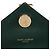 Borsa Satchel College Saint Laurent Verde Medium in pelle di vitello chevron e camoscio con monogramma Verde scuro - vista 5