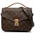 Louis Vuitton Brown Monogram Pochette Metis Marrone