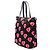 Borsa Satchel Prada in Tessuto Stampato Nera Nero - vista 2