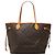 Louis Vuitton Brown Monogram Neverfull MM Braun