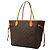 Louis Vuitton Brown Monogram Neverfull MM Braun - Ansicht 2