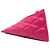 Monedero Saint Laurent Berlingo Charm de piel de cordero acolchada rosa - vista 2