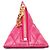 Monedero Saint Laurent Berlingo Charm de piel de cordero acolchada rosa - vista 3