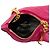 Monedero Saint Laurent Berlingo Charm de piel de cordero acolchada rosa - vista 4