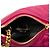 Monedero Saint Laurent Berlingo Charm de piel de cordero acolchada rosa - vista 5
