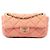 Chanel Pink CC Quilted Jersey East West Flap Rosa