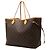 Louis Vuitton Brown Monogram Neverfull GM Marrone - vista 2