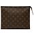 Necessaire Louis Vuitton Brown Monogram 26 Marrone