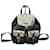 Prada Nylon-Rucksack mit Python-Leder Schwarz Python drucken