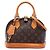 Louis Vuitton Brown Monogram Alma BB Marrone