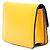 Borsa a tracolla Fendi in pelle gialla con cristalli Fab Giallo - vista 2