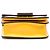 Borsa a tracolla Fendi in pelle gialla con cristalli Fab Giallo - vista 3