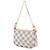 Louis Vuitton White Damier Azur Illustre Mini Pochette Accessoires Bianco - vista 2