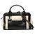 Chloé Alice Satchel Klein aus bicolor Leder Beige