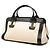 Chloé Alice Satchel Klein aus bicolor Leder Beige - Ansicht 2