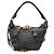 Chloé Gray Leather Paddington Shoulder Bag Brown Dark grey