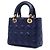 Dior Blue Small Lambskin Cannage My ABCDior Lady Dior - vista 2