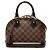 Louis Vuitton Brown Damier Ebene Alma BB Marrom
