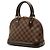 Louis Vuitton Brown Damier Ebene Alma BB Marrom - vista 2