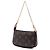 Louis Vuitton Brown Monogram Mini Pochette Accessoires Marrone - vista 2