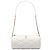 Saint Laurent Sade Tube Bag Mini aus gestepptem Lammleder in Weiß Aus weiß