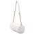Saint Laurent Sade Tube Bag Mini aus gestepptem Lammleder in Weiß Aus weiß - Ansicht 2