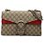 Bolsa de Ombro Gucci Dionysus Medium GG Supreme Bege