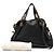 Chloé Paraty Satchel aus Narbenleder in Schwarz, Größe Medium - Ansicht 7