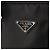 Borsa business Prada in Tessuto con rifiniture in Saffiano nero - vista 8