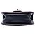 Chanel Black CC Embossed Quilt Calfskin Single Flap Nero - vista 3