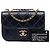 Chanel Black CC Embossed Quilt Calfskin Single Flap Nero - vista 7