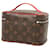 Louis Vuitton Brown Monogram Macassar Nice Mini Vanity Case Marrone - vista 2