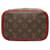 Louis Vuitton Brown Monogram Macassar Nice Mini Vanity Case Marrone - vista 3