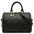 Louis Vuitton Black Monogram Giant Empreinte Speedy Bandouliere 25 Preto