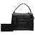 Valentino Borsa My Rockstud Frame Small in pelle nera Nero - vista 7