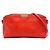 Burberry Red Small Grain Check Embossed Leather Chichester Crossbody Rosso