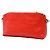 Burberry Red Small Grain Check Embossed Leather Chichester Crossbody Rosso - vista 2