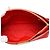 Burberry Red Small Grain Check Embossed Leather Chichester Crossbody Rosso - vista 4