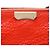 Burberry Red Small Grain Check Embossed Leather Chichester Crossbody Rosso - vista 5