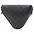 Céline Celine Brown Triomphe Coated Canvas Logo Triangle Crossbody Marrone Marrone scuro - vista 2