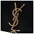 Saint Laurent Black Small Velvet Monogram Kate Tassel Crossbody Nero - vista 5