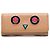Fendi Beige Leather Hypnoteyes Continental Wallet