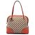 Borsa tote Gucci Bree Dome Medium in canvas GG beige