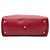Borsa Gucci Bamboo Shopper media in pelle di vitello rossa Rosso - vista 3
