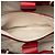 Borsa Gucci Bamboo Shopper media in pelle di vitello rossa Rosso - vista 4